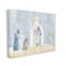 Stupell Industries Nativity Barn Stable Christmas Holiday Rustic Scene Canvas Wall Art
